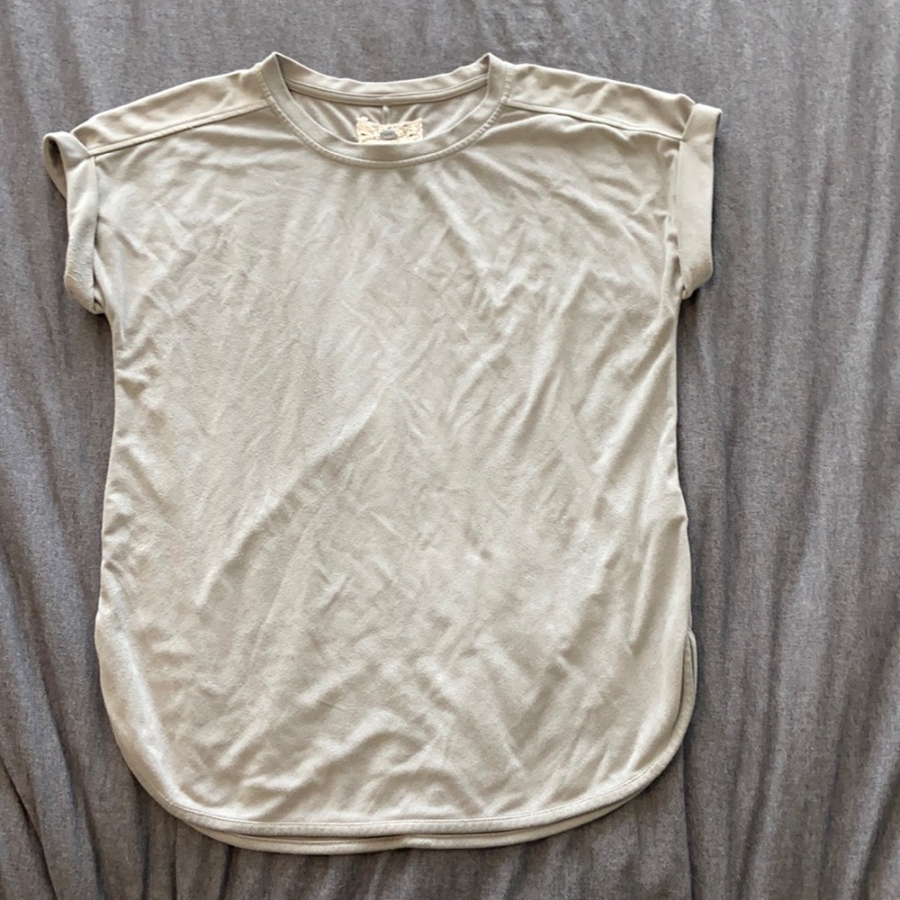 Cupio gray suede tee